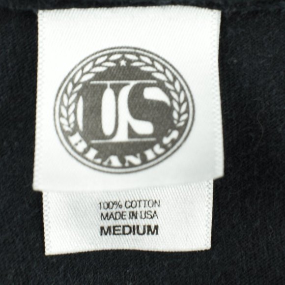US Blanks Short Sleeve Star T Shirt M 100% Cotton - Picture 6 of 6